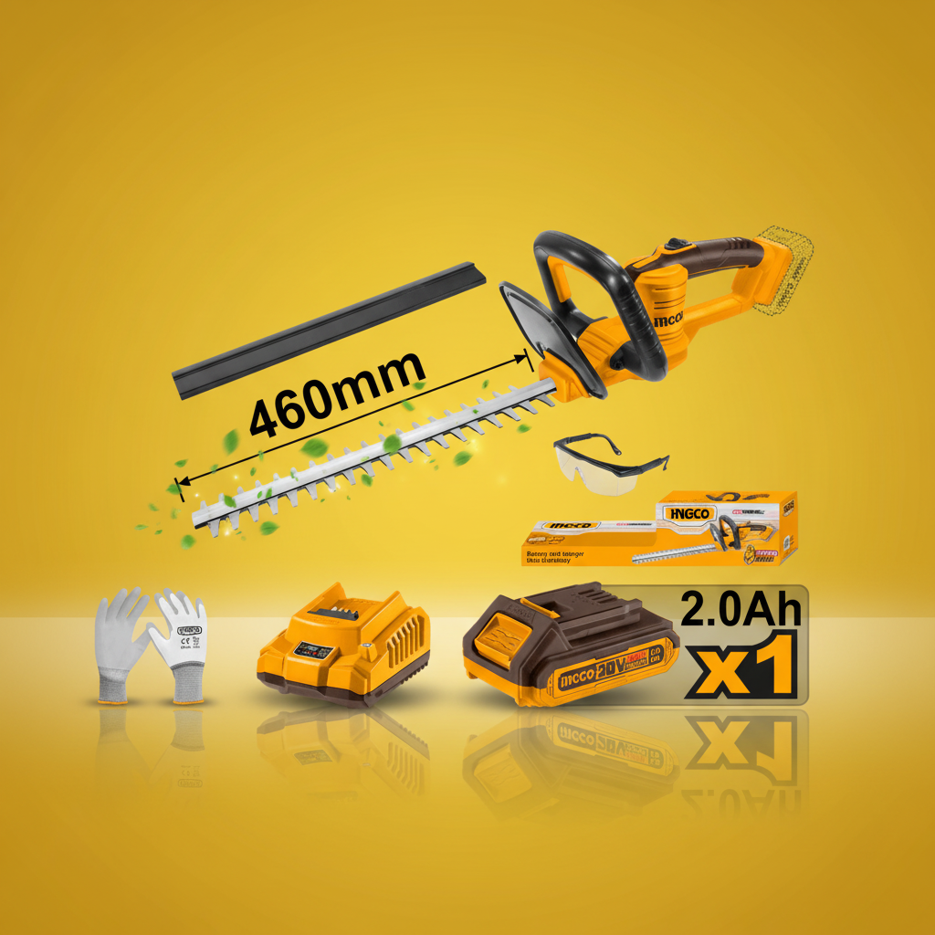 Ingco Trimmer Ingco 20V Cordless Hedge Trimmer - CHTLI20461