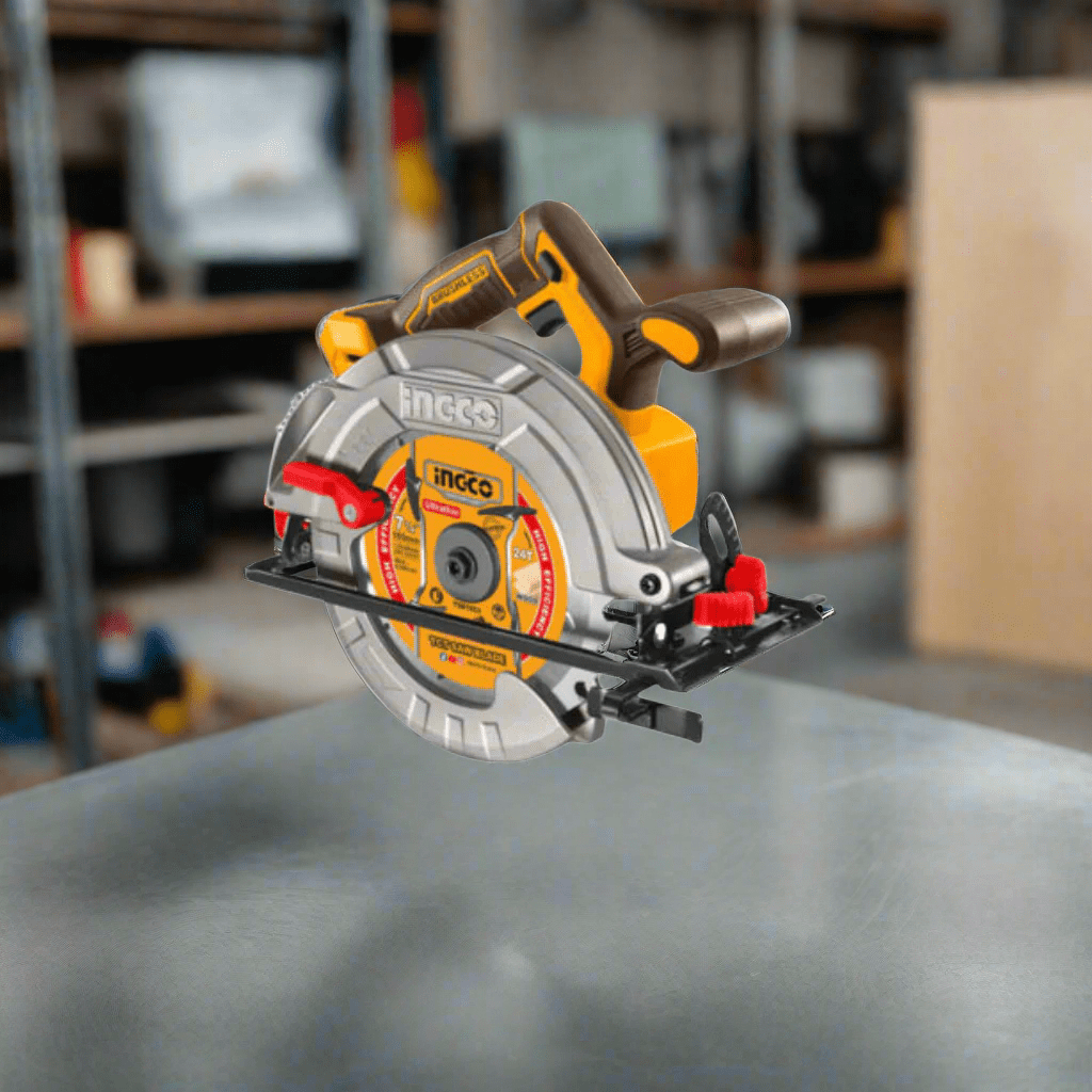 Ingco Circular Saw Ingco 20V Cordless Lithium-Ion Circular Saw with Brushless Motor – CSLI14021
