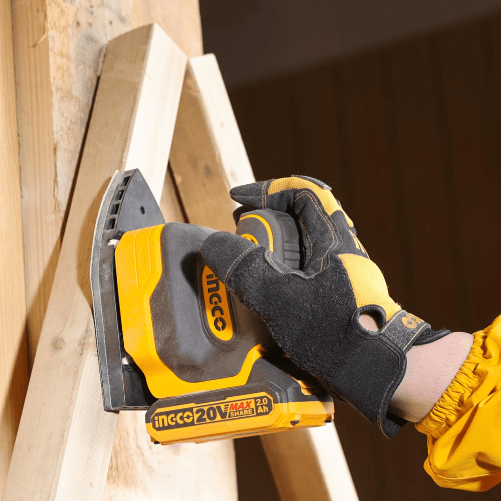 Ingco Sander Ingco 20V Cordless Palm Sander – CPSLI2014