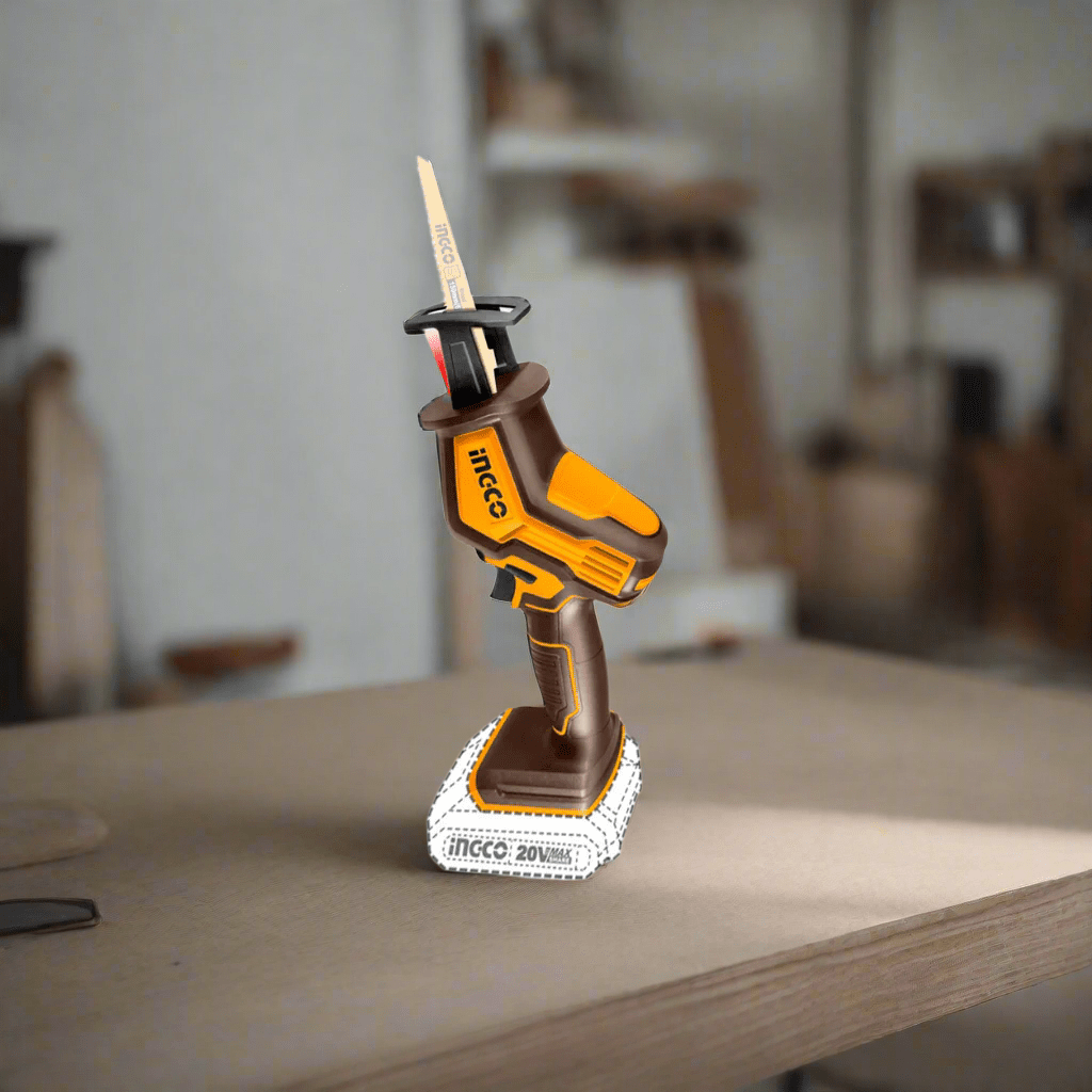 Ingco Reciprocating Saw Ingco 20V Cordless Reciprocating Saw with Integrated Work Light – CRSLI6508