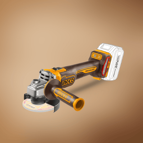Ingco Grinder Ingco 20V Lithium-Ion 1200W Cordless Angle Grinder with Brushless Motor - CAGLI221153