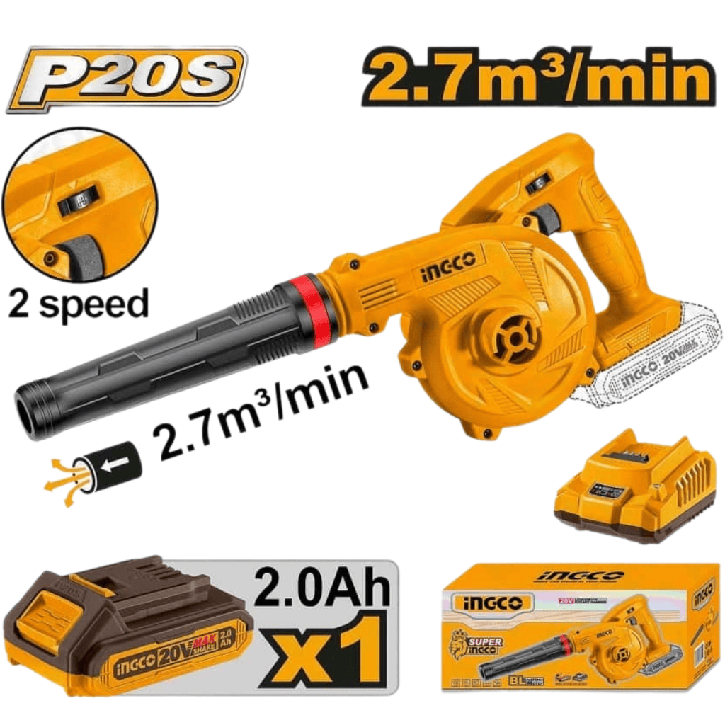 Ingco Blower Ingco 20V Lithium-Ion Cordless Blower - CABLI20781