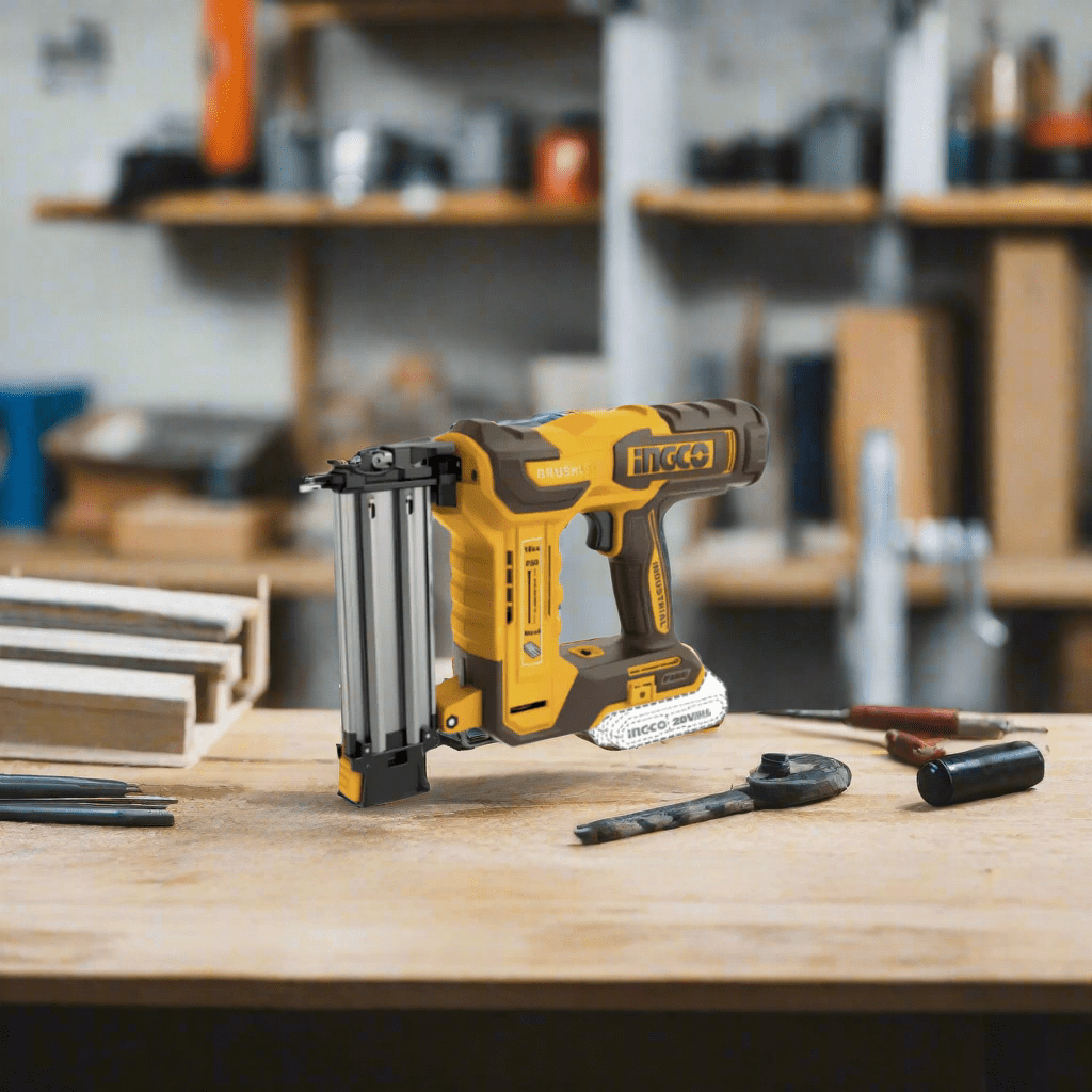 Ingco Nailer & Stapler Ingco 20V Lithium-Ion Cordless Brad Nailer with Brushless Motor – CBNLI5008