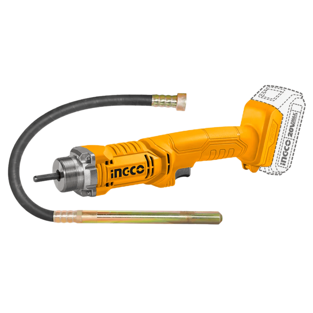 Ingco Construction Equipment Ingco 20V Lithium-Ion Cordless Concrete Vibrator 35mm with 2.0Ah Battery & Charger – CCVLI2023013