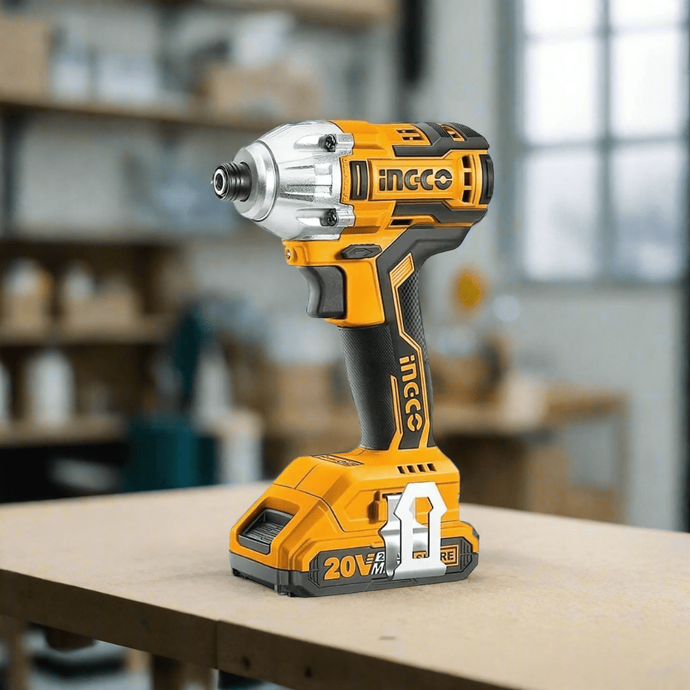 Ingco Impact Wrench & Driver Ingco 20V Lithium-Ion Cordless Impact Driver with Brushless Motor – CIRLI2028
