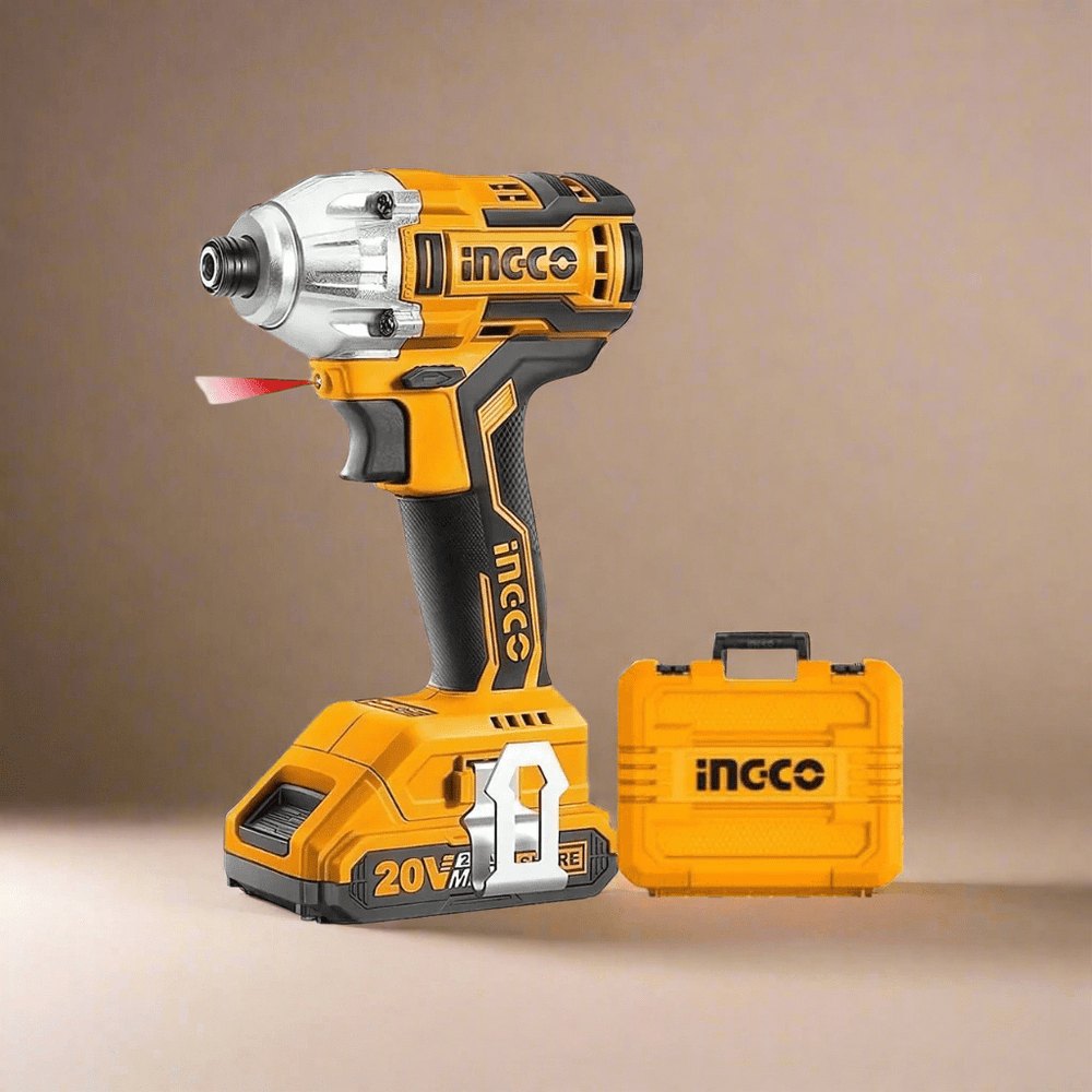 Ingco Impact Wrench & Driver Ingco 20V Lithium-Ion Cordless Impact Driver with Brushless Motor – CIRLI2028