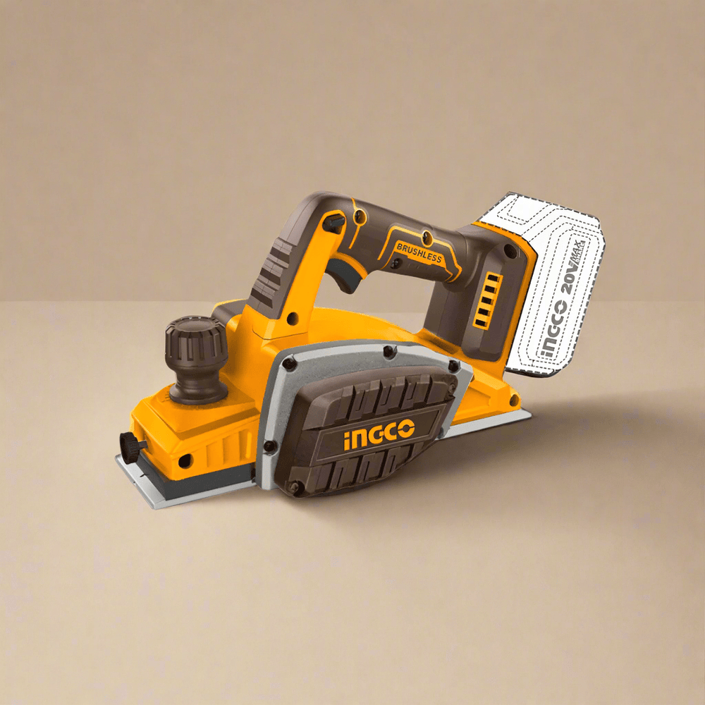 Ingco Planer & Joiner Ingco 20V Lithium-ion Cordless Planer with Heavy-Duty Aluminum Base – CRLI20401