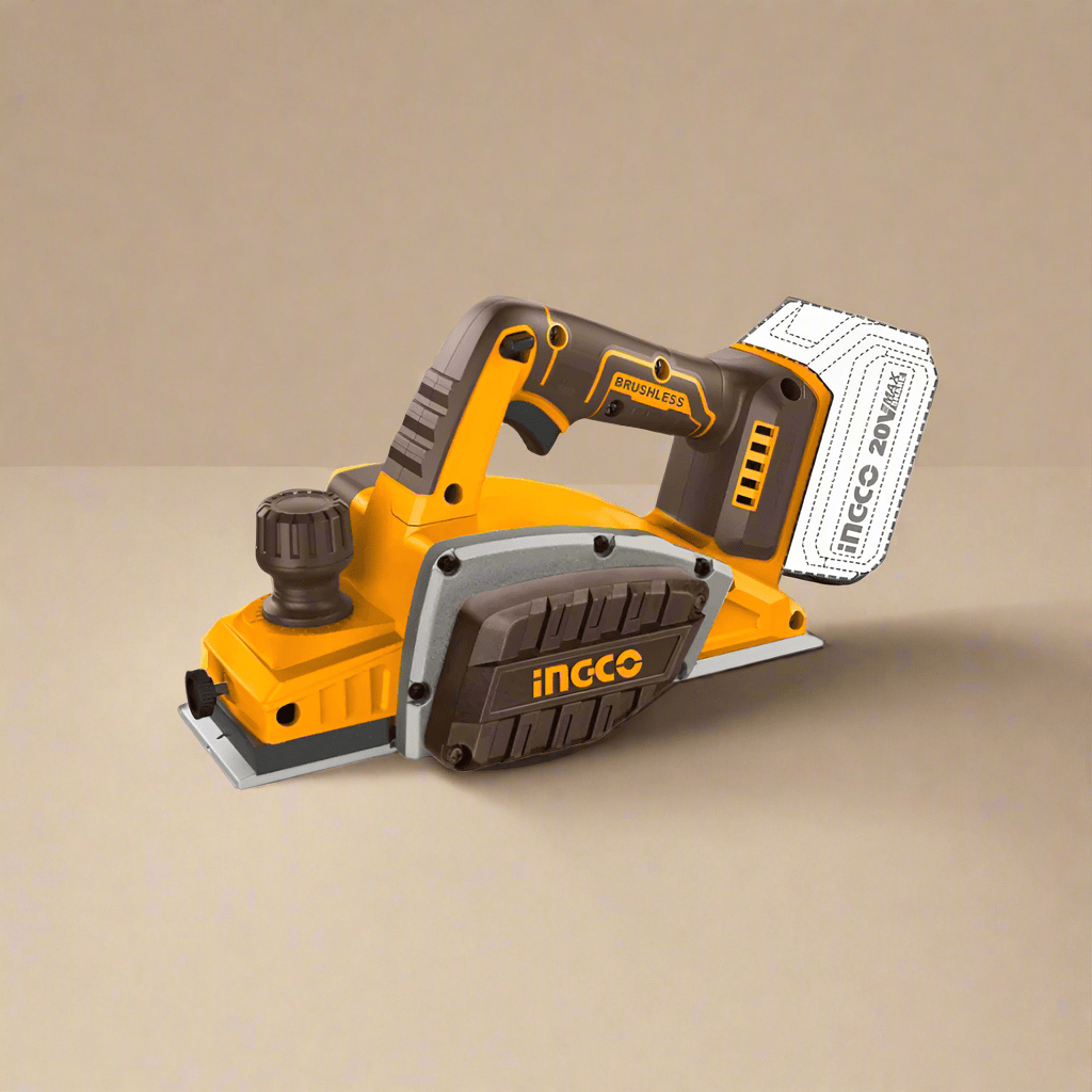 Ingco Planer & Joiner Ingco 20V Lithium-ion Cordless Planer with Heavy-Duty Aluminum Base – CRLI20401