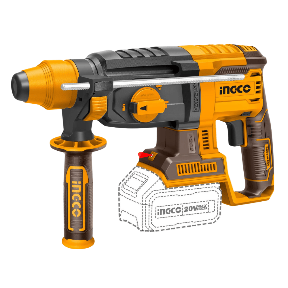 Ingco Drill Ingco 20V Lithium-Ion Cordless Rotary Hammer - CRHLI20268