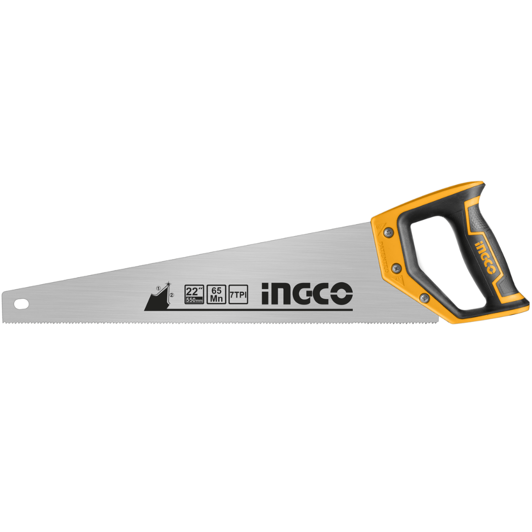 Ingco Hand Saws & Cutting Tools Ingco 22" Hand Saw 550mm with Teeth Protector – HHAS08550
