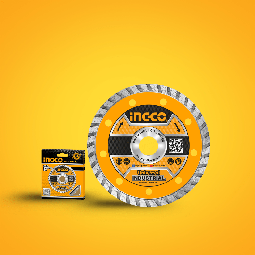 Ingco Grinding & Cutting Wheels Ingco 230 (9") x 22.2mm Turbo Diamond Disc - DMD032301