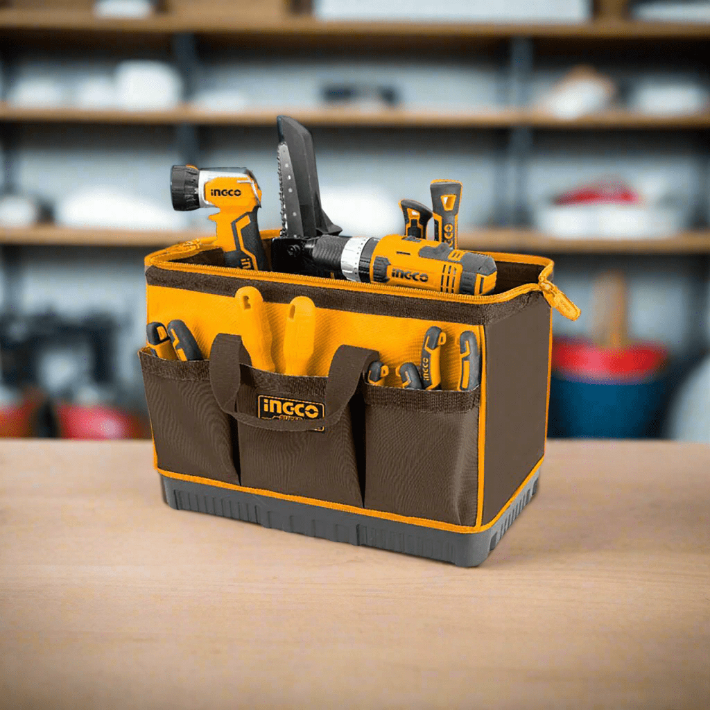 Ingco Tool Boxes Bags & Belts Ingco 24" Heavy-Duty Tool Bag with Reinforced Base – HTBG09