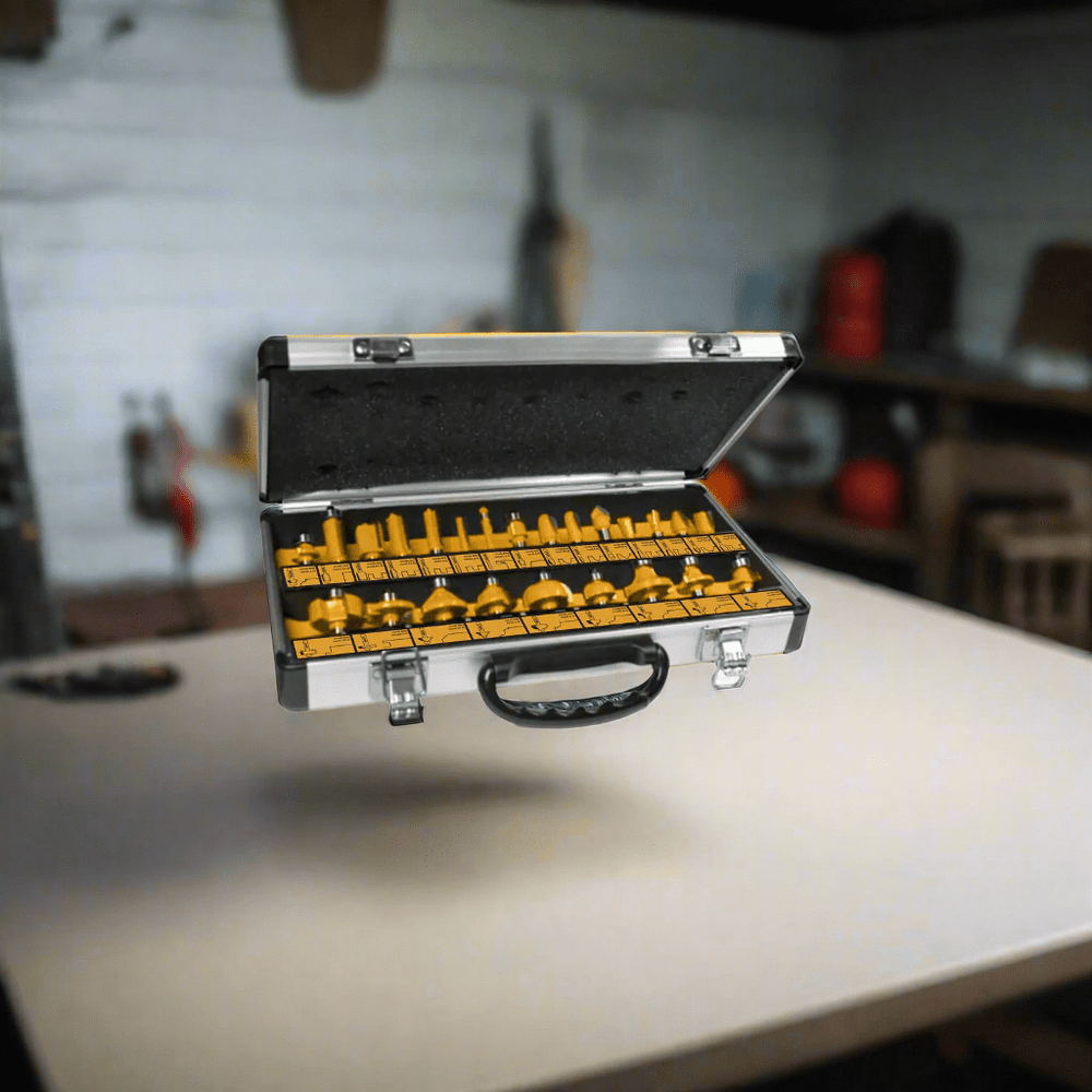 Ingco Router Bits Ingco 24-Piece Router Bits Set 8mm with 6mm Shank – AKRT24081