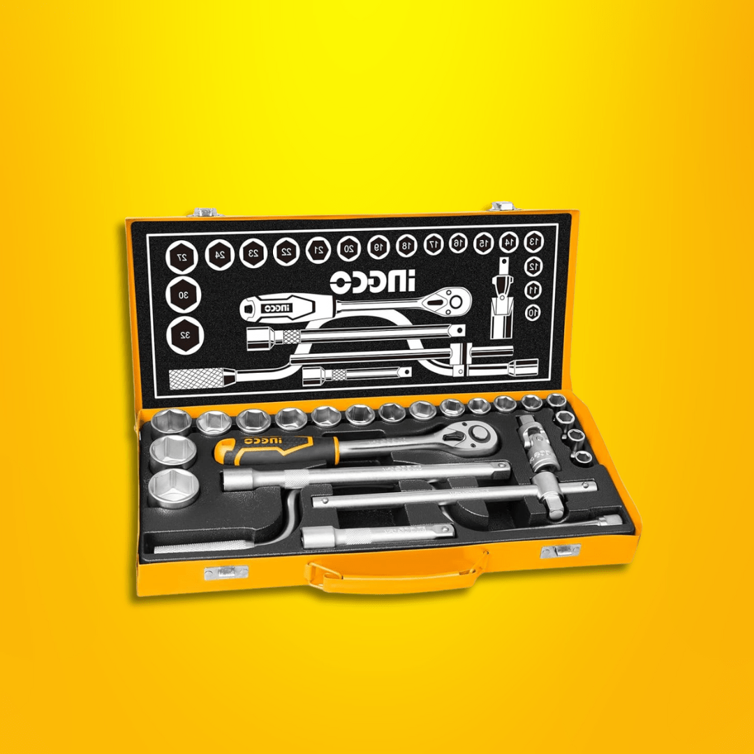Ingco Sockets & Hex Keys Ingco 24 Pieces 1/2" Socket Set - HKTS0243