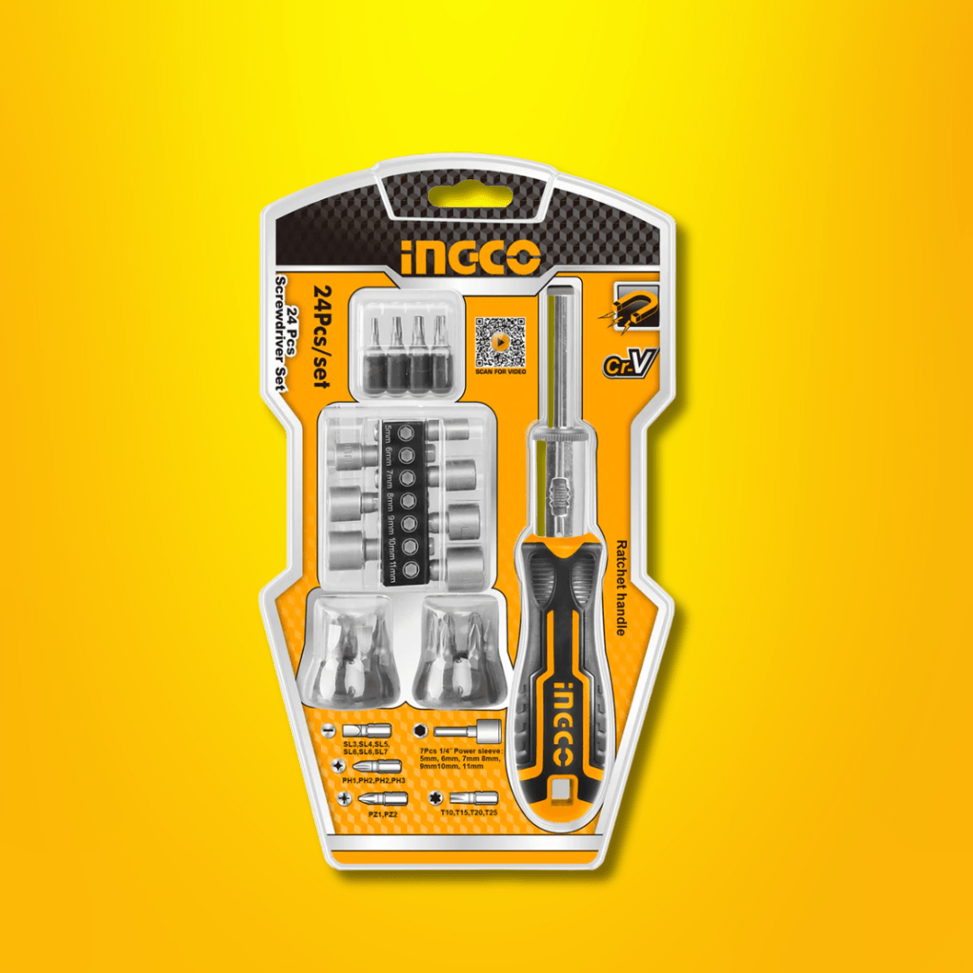 Ingco Screwdrivers Ingco 24 Pieces Screwdriver Set - HKSDB0248