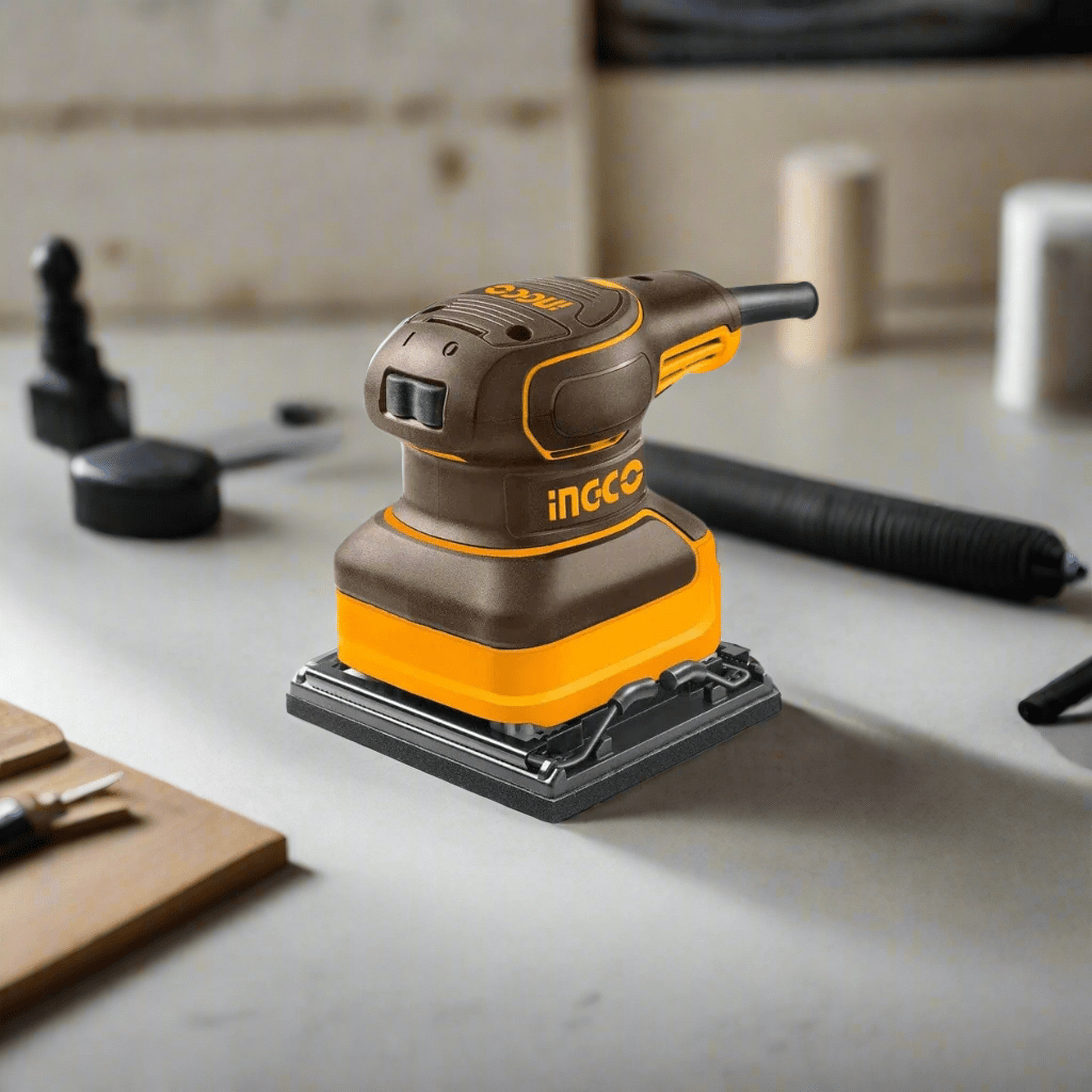 Ingco Sander Ingco 240W Corded Palm Sander with 5 Sandpapers – PS2416