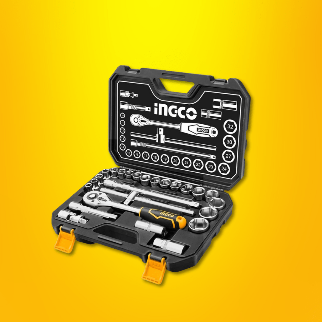 Ingco Sockets & Hex Keys Ingco 25 Pieces 1/2" Socket Set - HKTS12251
