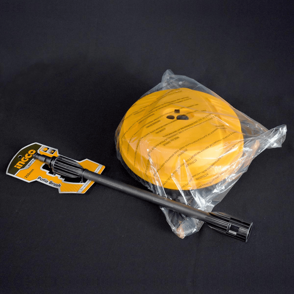 Ingco Cleaning Equipment Accessories Ingco 250mm Patio Brush for High Pressure Washer – AMPB251