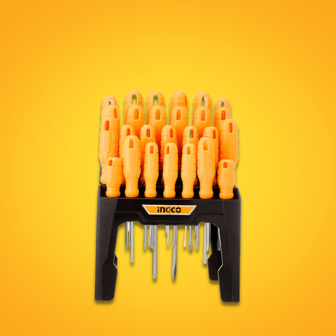 Ingco Screwdrivers Ingco 26-Piece CR-V Screwdriver Set – HKSD2658