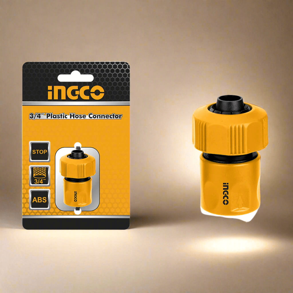 Ingco Gardening Tool Ingco 3/4" Plastic Hose Quick Connector - HHCS01341