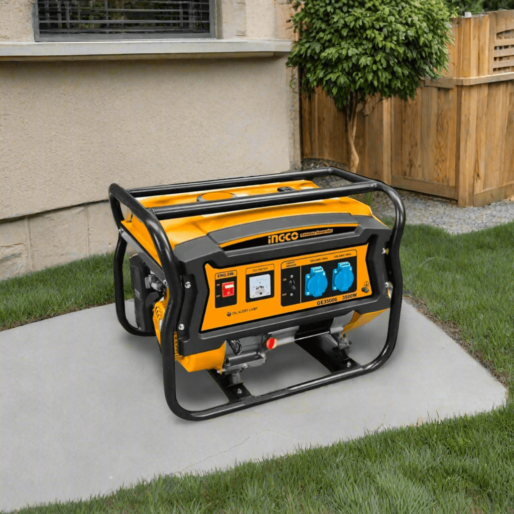 Ingco Generator Ingco 3.5KW Gasoline Generator with 15L Fuel Tank – GE35006