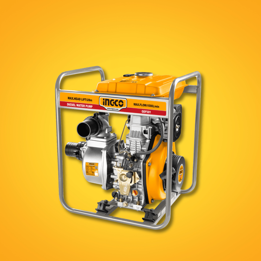 Ingco Diesel Pump Ingco 3" Diesel Pump 5.5HP with Recoil Start - GEP301