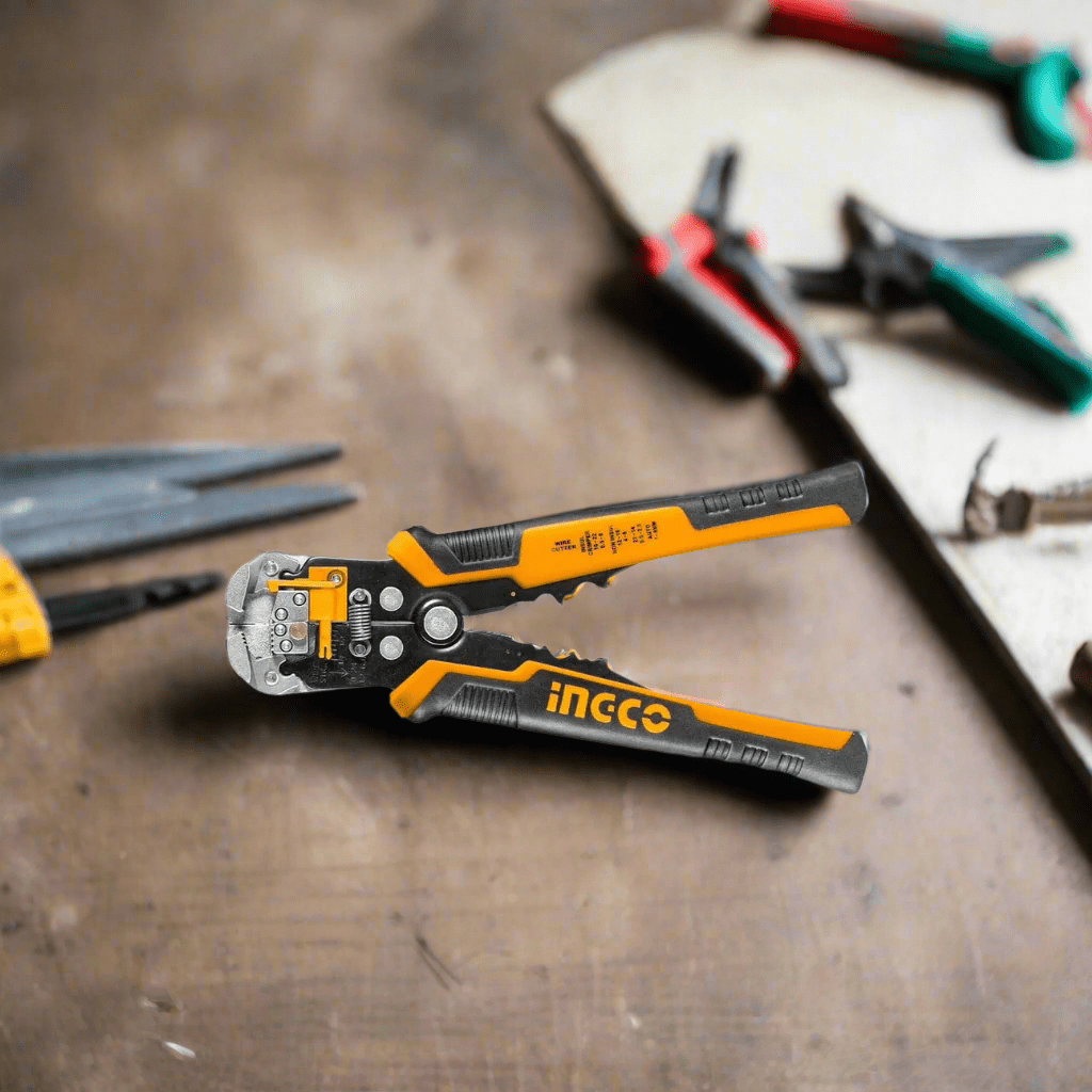 Ingco Hand Saws & Cutting Tools Ingco 3-in-1 Automatic Wire Stripper, Cutter & Crimper – HWSP102418