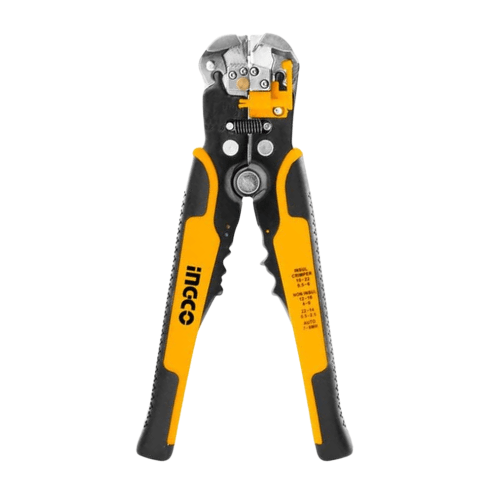 Ingco Hand Saws & Cutting Tools Ingco 3-in-1 Automatic Wire Stripper, Cutter & Crimper – HWSP102418