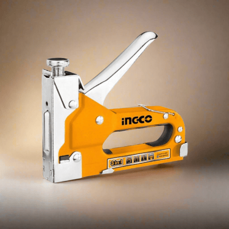 Ingco Staplers Riveters & Fasteners Ingco 3-in-1 Heavy-Duty Staple Gun with Adjustable Force – HSG1405