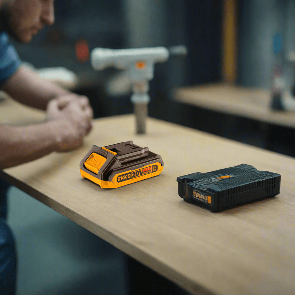 Ingco Batteries & Chargers Ingco 3 Pieces Battery 20V 2Ah - COSLI240311