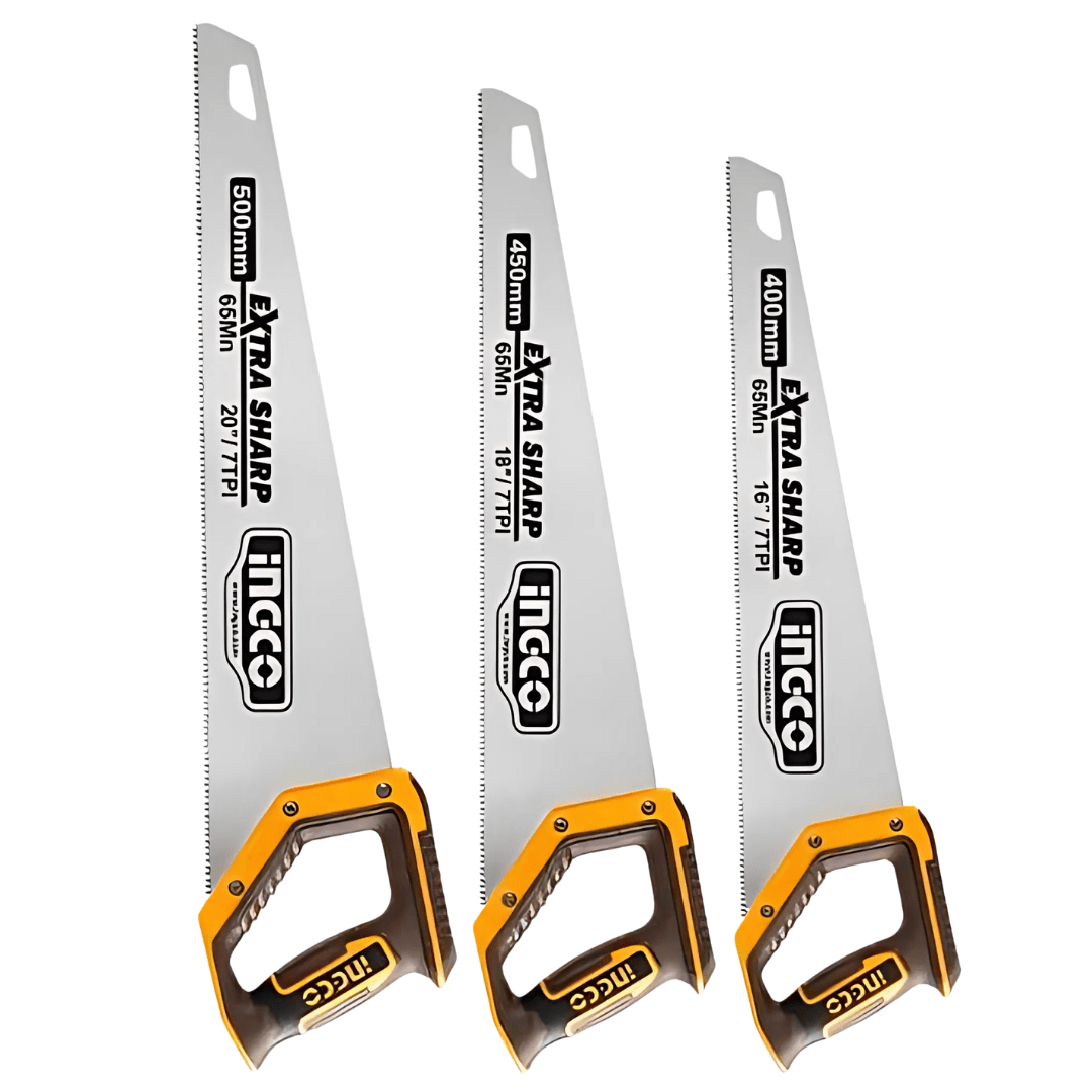 Ingco Hand Saws & Cutting Tools Ingco 3 Pieces Hand saw set 16" 18" And 20" - COS23093