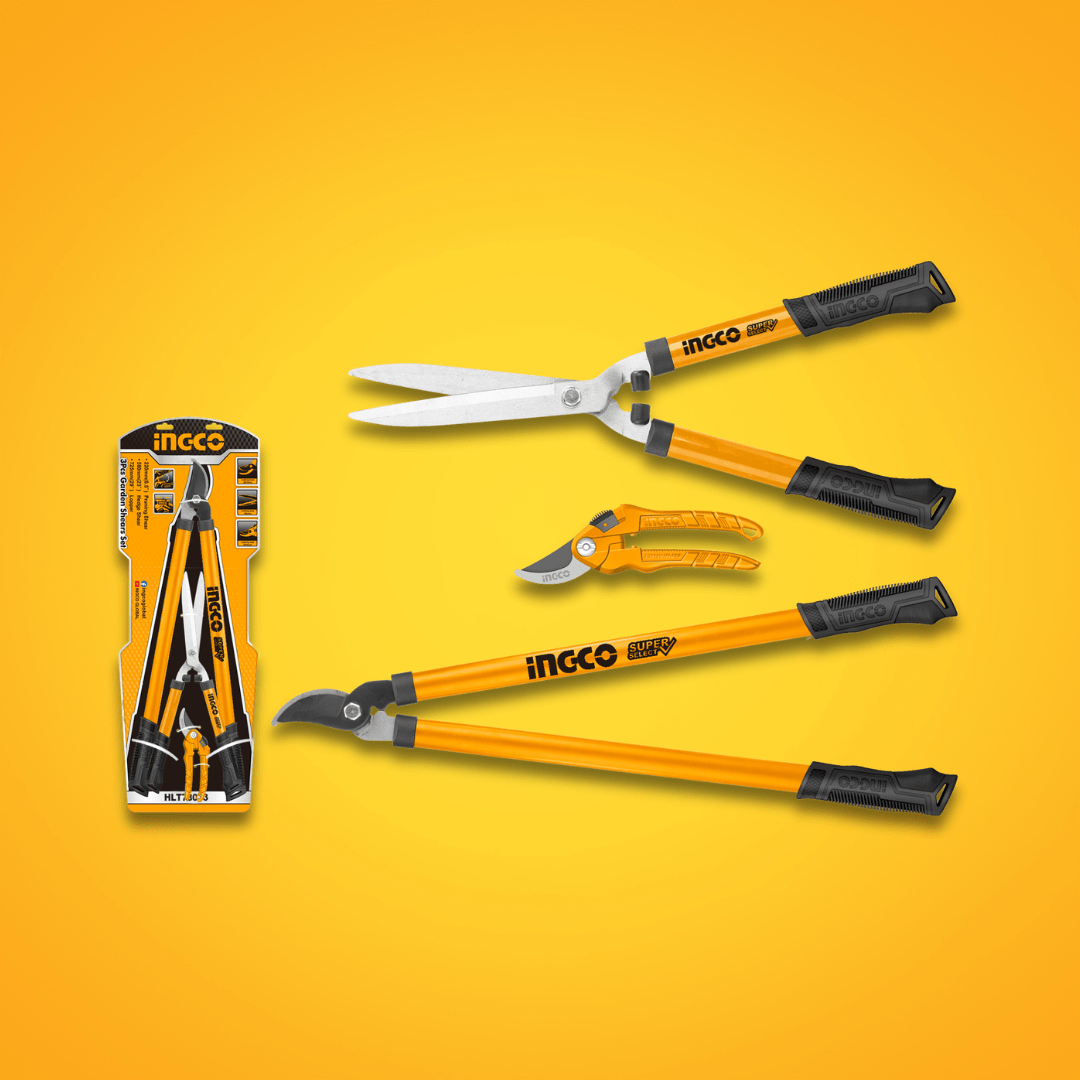 Ingco Gardening Tool Ingco 3 Pieces Hedge Shear - HLT78033