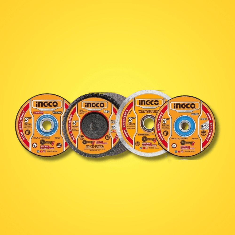 Ingco Grinding & Cutting Wheels Ingco 30-Piece Cutting & Grinding Disc Set – MCD07630