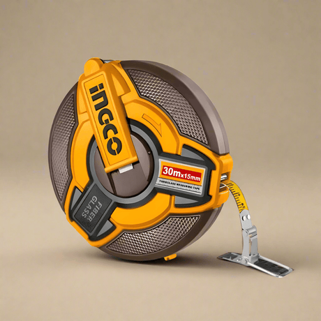 Ingco Tape Measure Ingco 30mx15mm Fiberglass Measuring Tape - HFMT1830