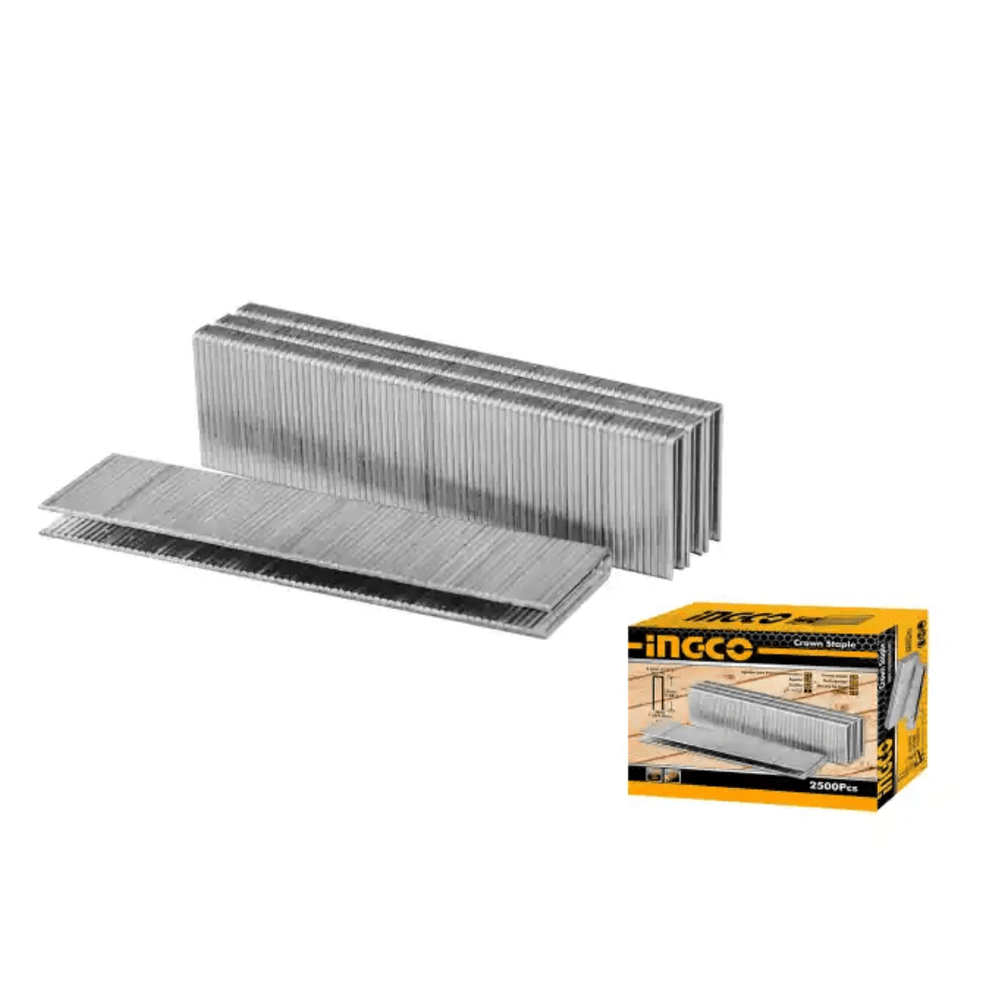 Ingco Chuck Keys & Specialty Accessories Ingco 35mm Crown Staples 2500-Piece Set – AST18351