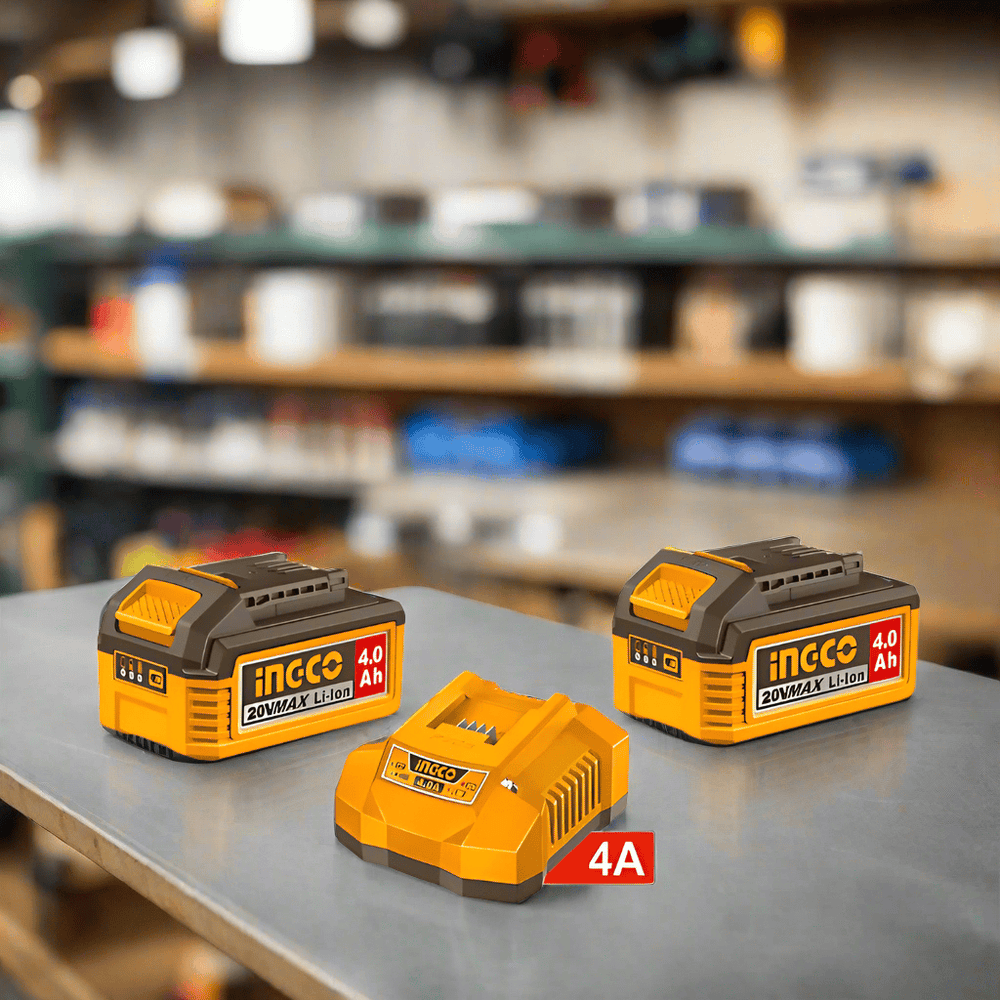 Ingco Batteries & Chargers Ingco 4.0Ah Lithium-Ion Battery And Charger Kit - FBCPK2013