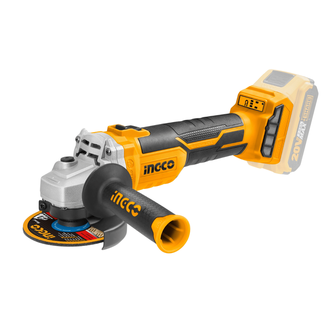 Ingco Grinder Ingco 4.5"/115mm Lithium-Ion Cordless Angle Grinder 20V - CAGLI1152