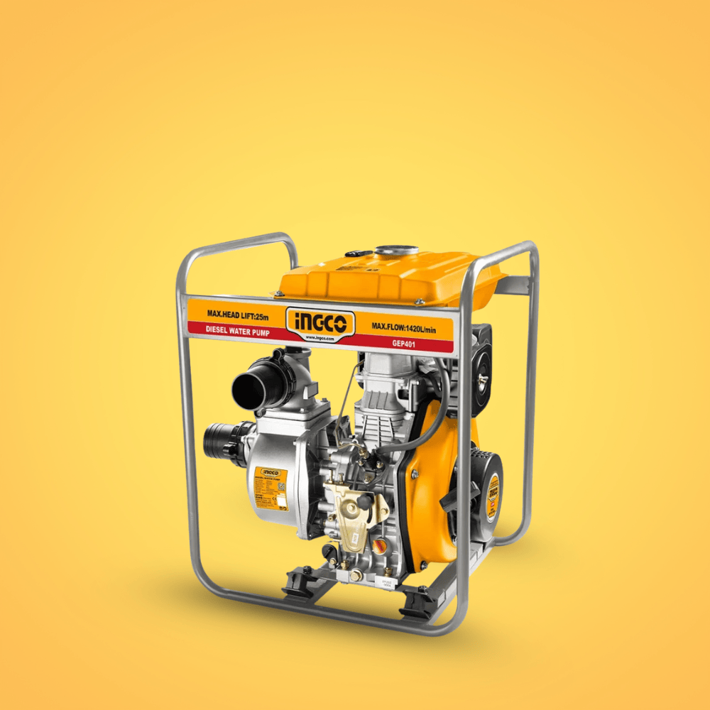 Ingco Diesel Pump Ingco 4" Diesel Water Pump 9.0HP - GEP406