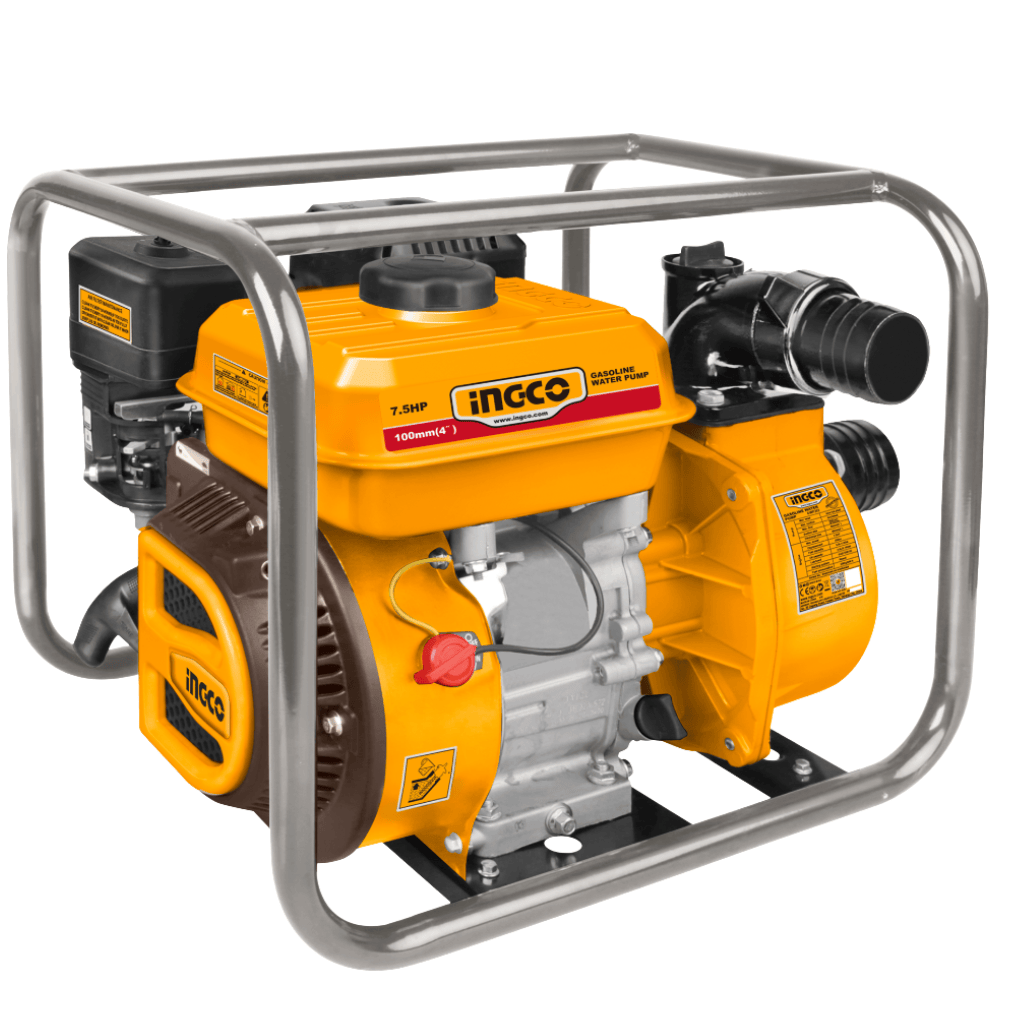 Ingco Gasoline Water Pump Ingco 4" Gasoline Water Pump 7.5HP - GWP412