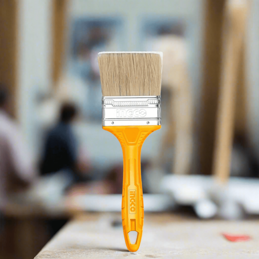 Ingco Paint Tools & Equipment Ingco 4" Paint Brush with Plastic Handle for Oil Based Paint - CHPTB78604