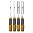 Ingco Chisels Files Planes & Punches Ingco 4-Piece Wood Chisel Set with CR-V Blade - HKTWC0401