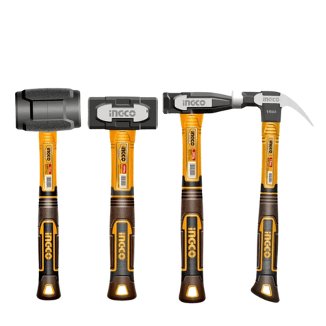 Ingco Hammers Mallets & Sledges Ingco 4 Pieces Hammer Set - HCH9004