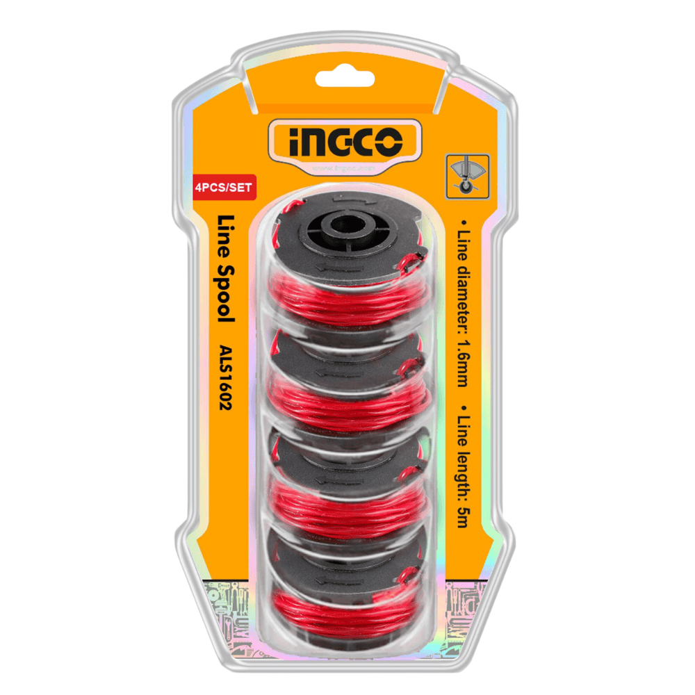 Ingco Trimmer Ingco 4 Pieces Line Spool 1.6mm - ALS1602