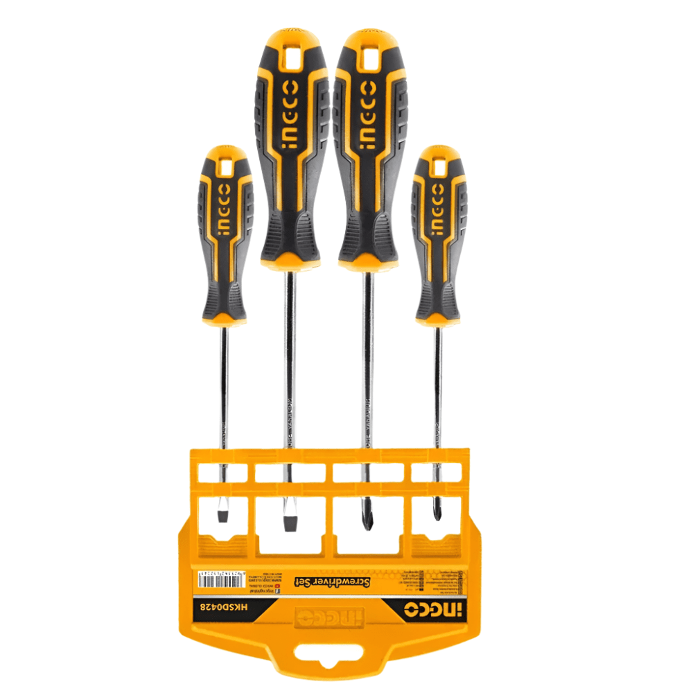 Ingco Screwdrivers Ingco 4 Pieces Screwdriver Set - HKSD0428