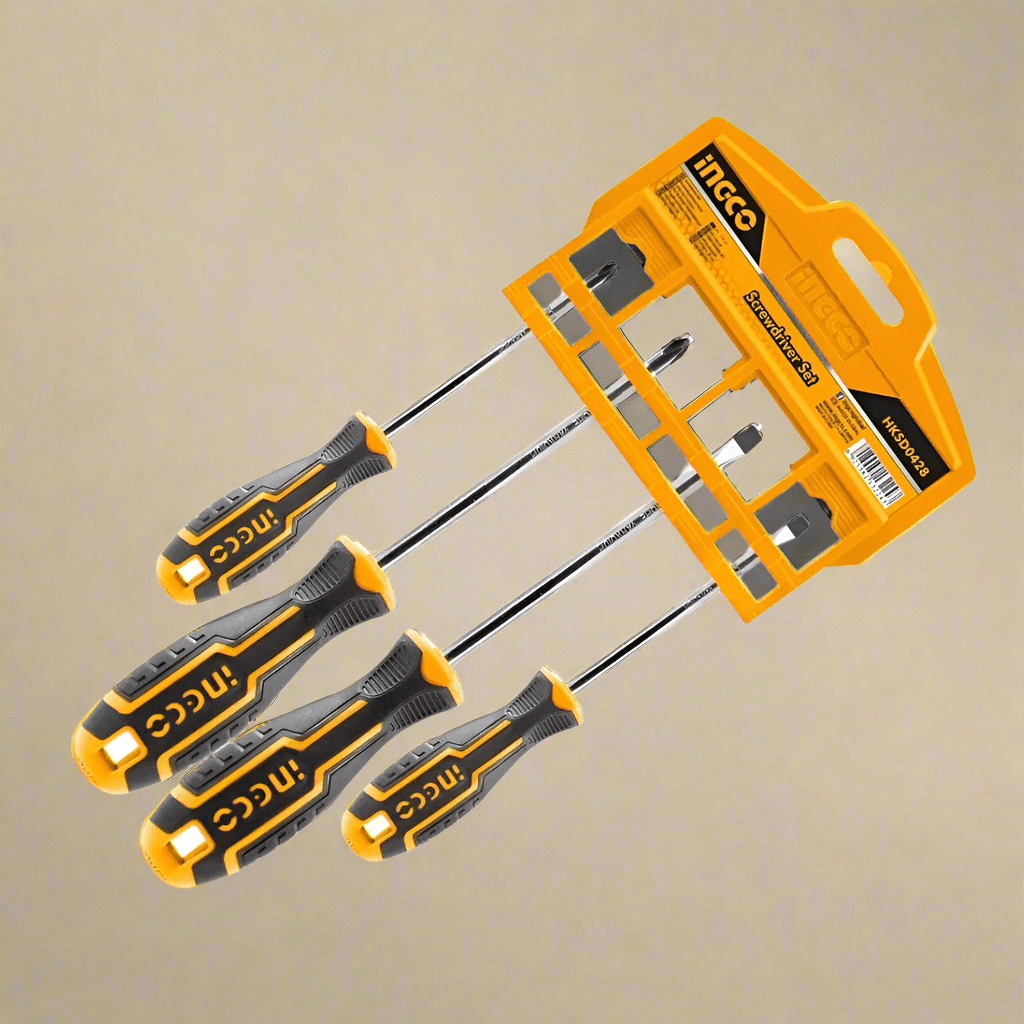 Ingco Screwdrivers Ingco 4 Pieces Screwdriver Set - HKSD0428