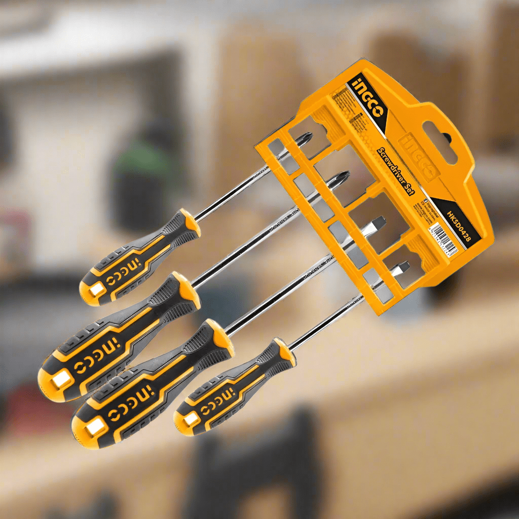 Ingco Screwdrivers Ingco 4 Pieces Screwdriver Set - HKSD0428