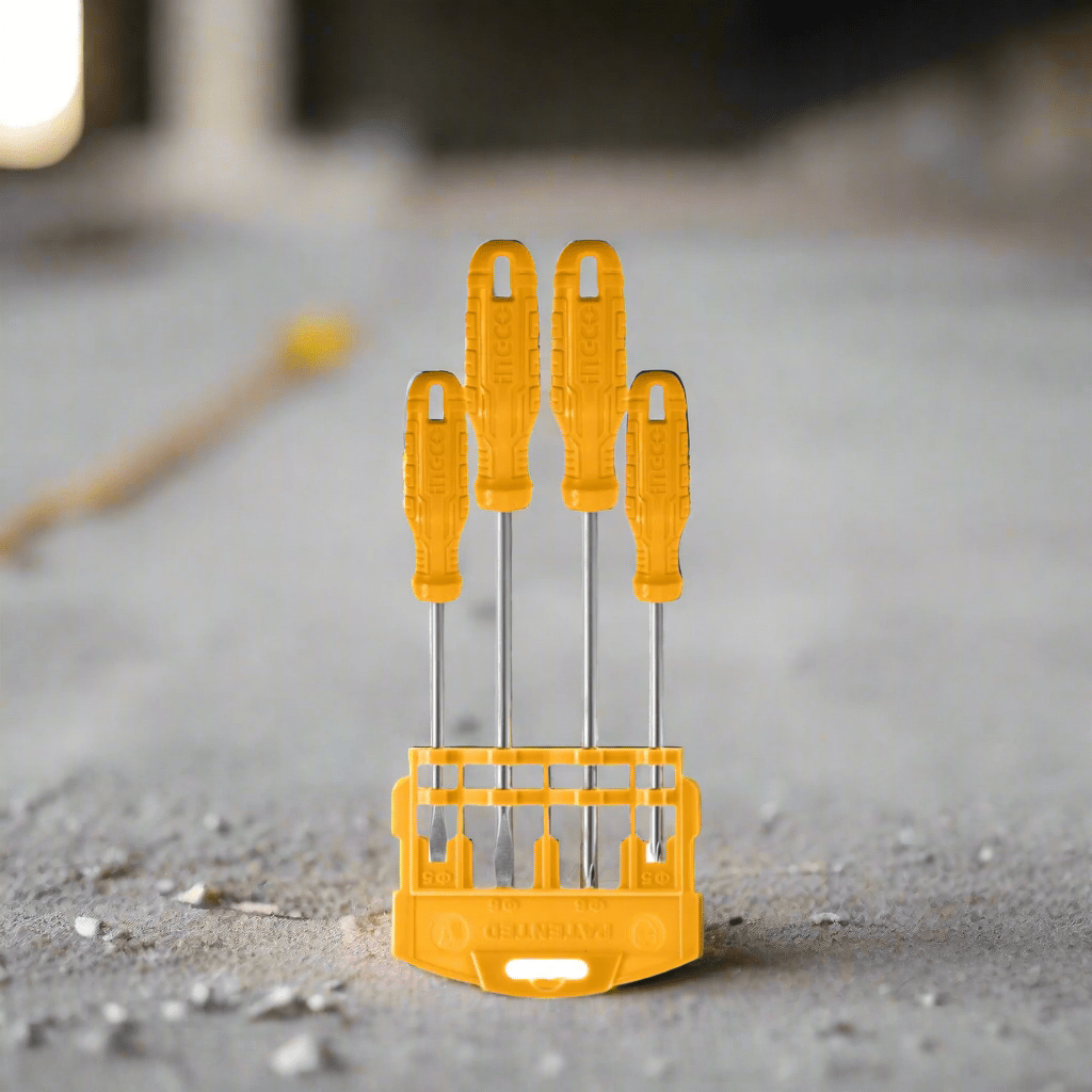 Ingco Screwdrivers Ingco 4 Pieces Screwdriver Set - HKSD0458