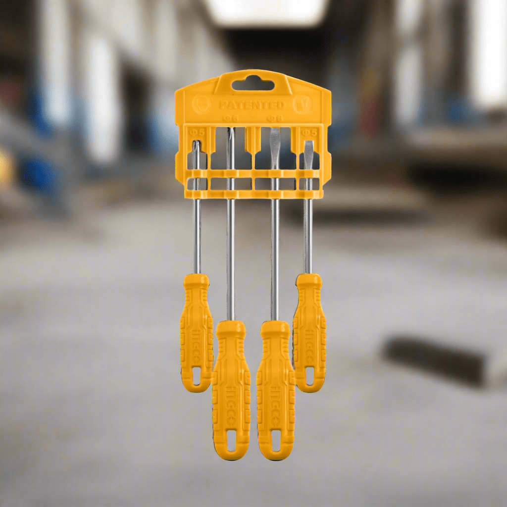 Ingco Screwdrivers Ingco 4 Pieces Screwdriver Set - HKSD0458