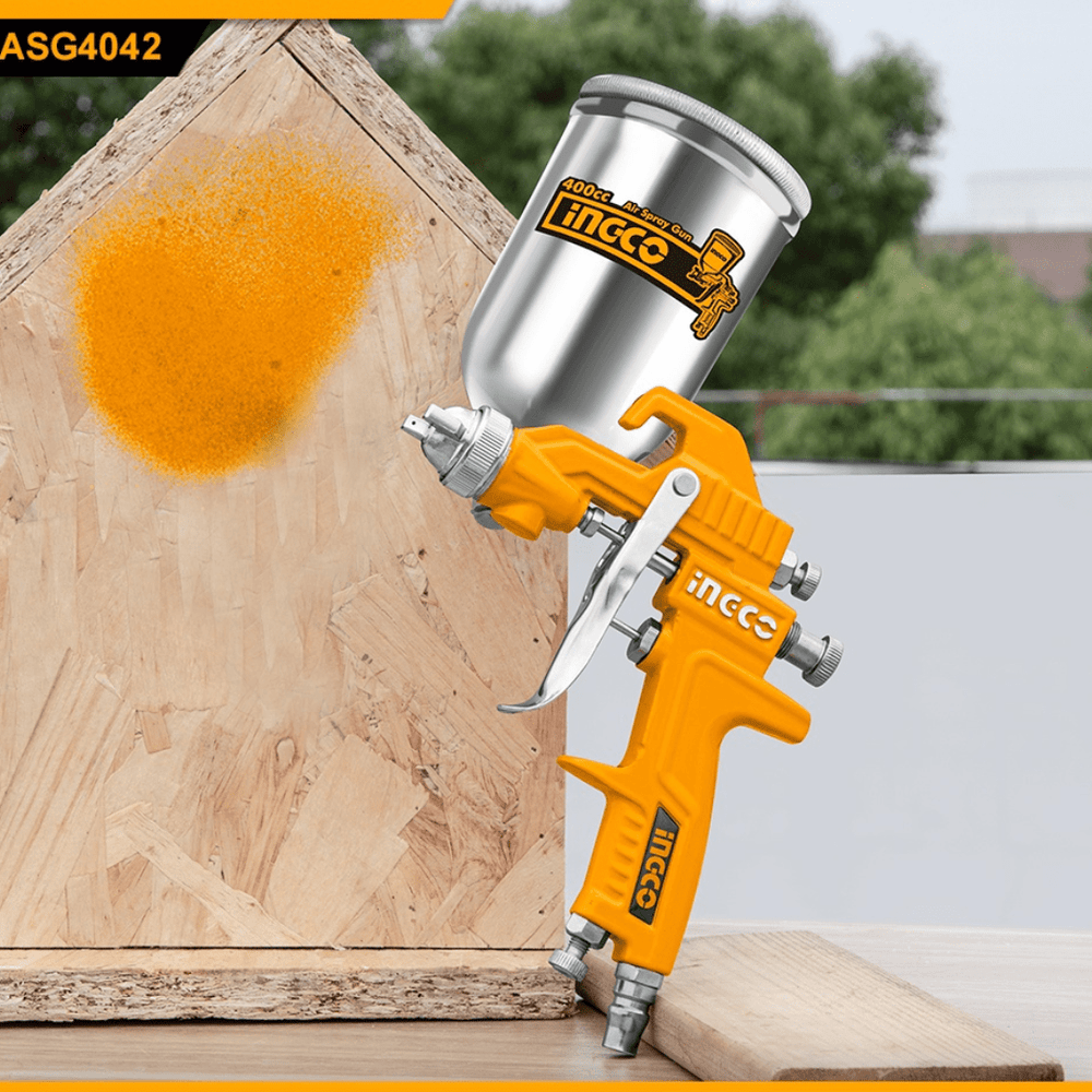 Ingco Spray Gun Ingco 400cc Air Spray Gun with 1.5mm Nozzle – ASG4042