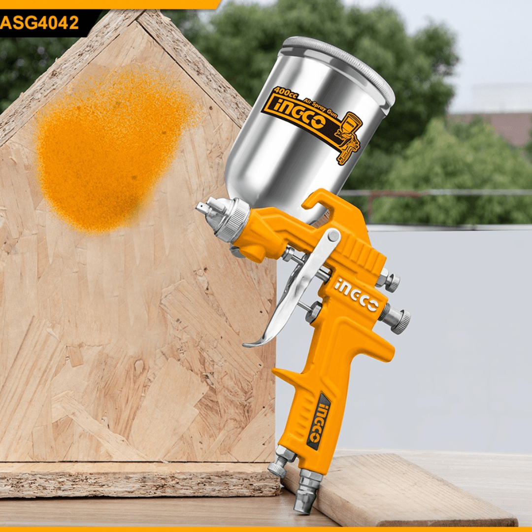 Ingco Spray Gun Ingco 400cc Air Spray Gun with 1.5mm Nozzle – ASG4042